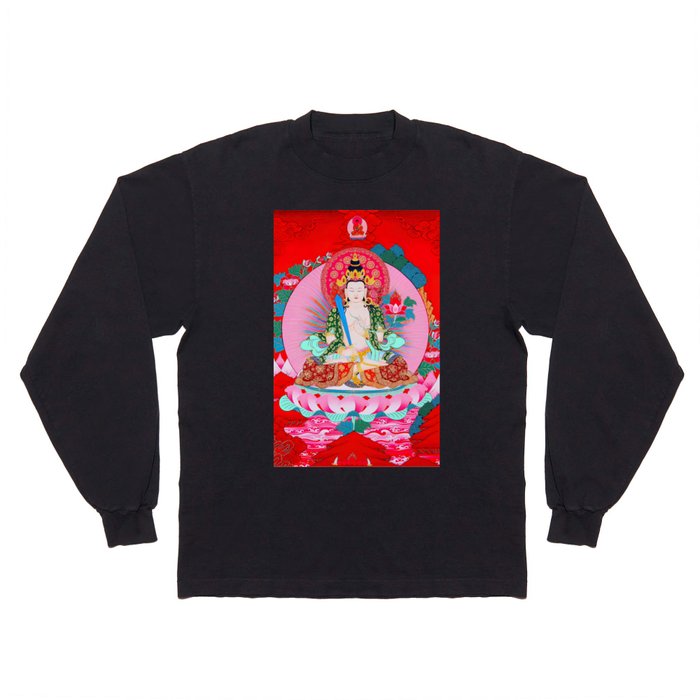 Akasagarbha Thangka Buddhist art Long Sleeve T Shirt