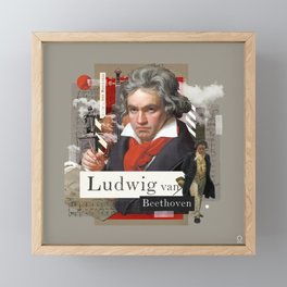 Beethoven Framed Mini Art Print