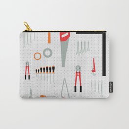 Tool Wall Carry-All Pouch | Work, Toolbox, Workshop, Hammer, Nail, Drawing, Wrench, Wood, Spanner, Carpenter 