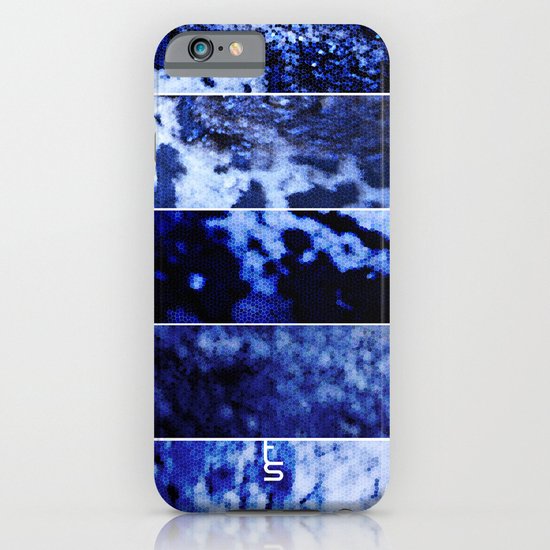 Blue Magnification (Five Panels Series) iPhone & iPod Case