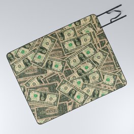 American dollars pattern  Picnic Blanket