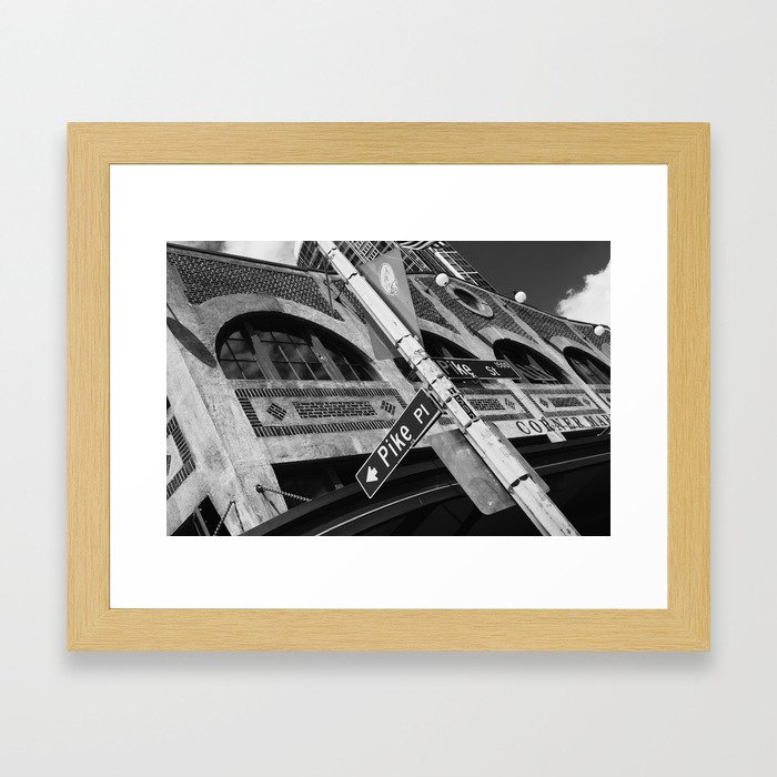 Pike Place Framed Art Print