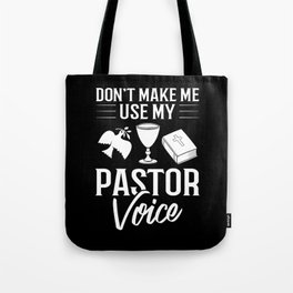 Pastor Church Minister Clergy Christian Jesus Tote Bag