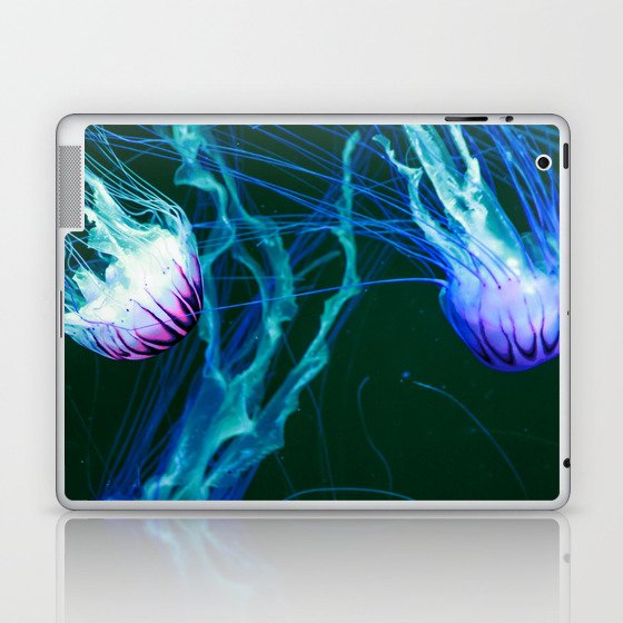 Floating Jellyfishes 5 Laptop & iPad Skin