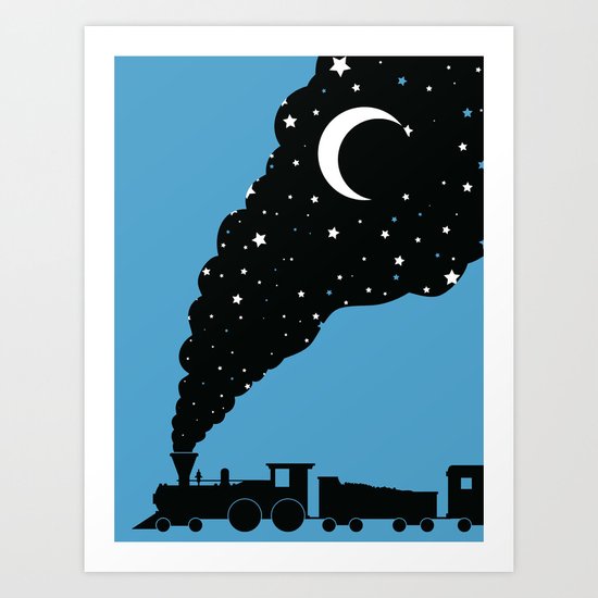 the night train Art Print