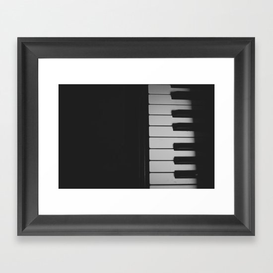 Piano Keys II ANALOG ZINE Framed Art Print