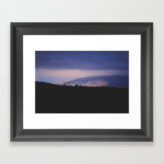 Bleak Mountain #2 Framed Art Print