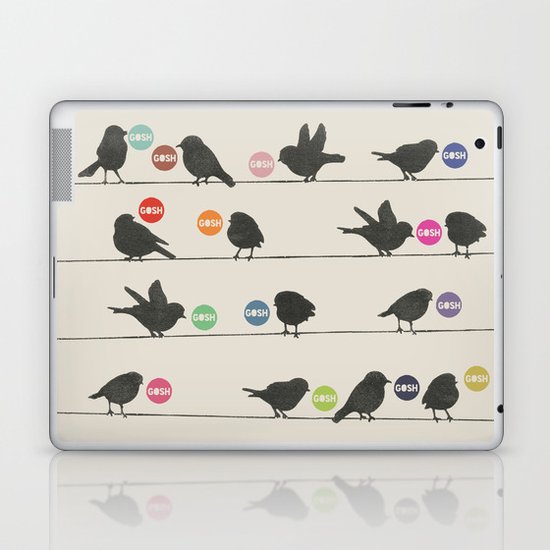 Birdsong_Gosh by Garima & Rachel Laptop & iPad Skin