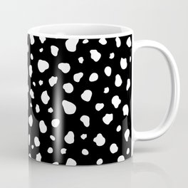 Black Dalmatian Print Coffee Mug