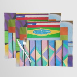 Mix of flags and colours  Placemat
