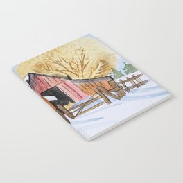 Winter Barn Notebook