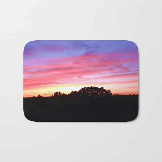 Wisconsin Sunset Bath Mat
