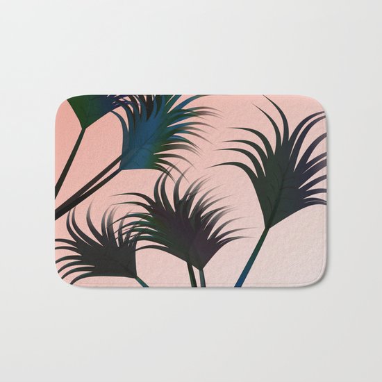 Palm Fronds Bath Mat