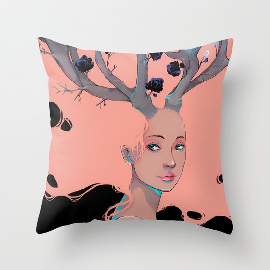 Lady Cornue. Throw Pillow