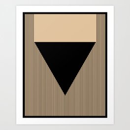 Black Triangle Art Print