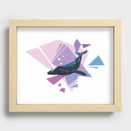 Geometry of the Void Recessed Framed Print