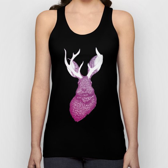 Ombre Jackalope Unisex Tank Top