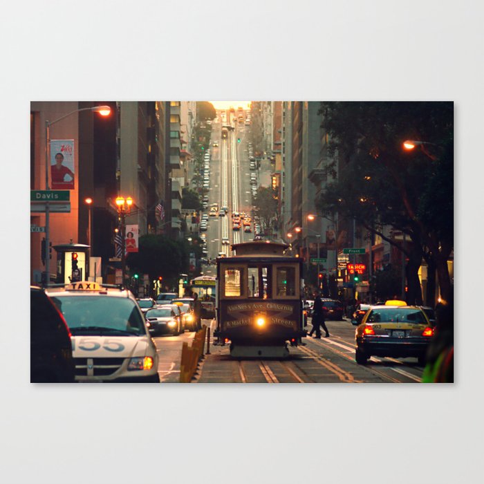 Cable car - San Francisco, CA Canvas Print