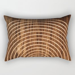 Wood inlay Style 004 Rectangular Pillow