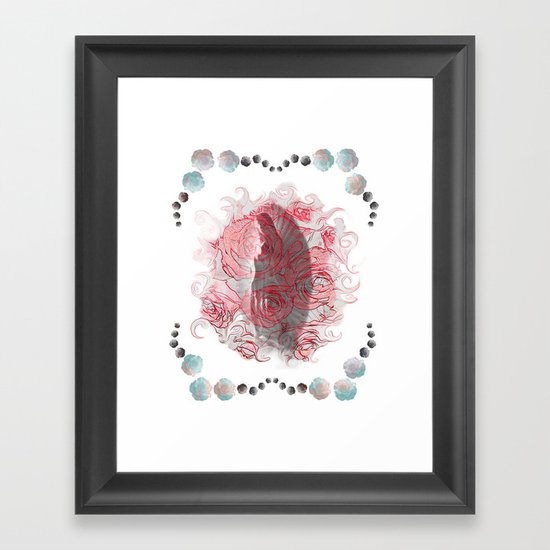 La Virgen de Guadalupe series: Las Rosas II Framed Art Print