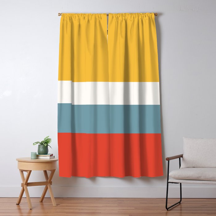 70s Kids Blackout Curtain By Spaceandlines Society6