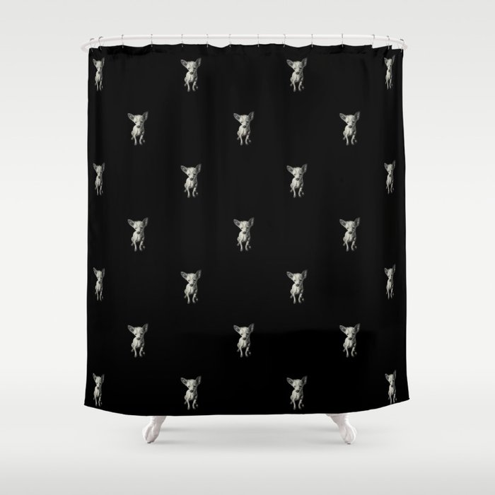 Chihuahua dog  Shower Curtain