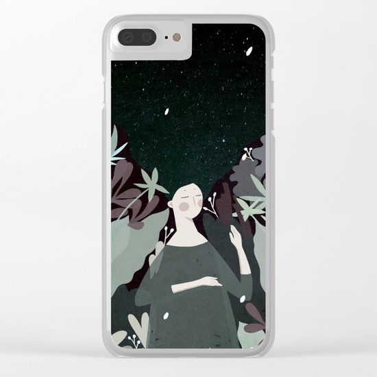 sleepiness Clear iPhone Case