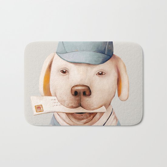 Delivery Dog Bath Mat