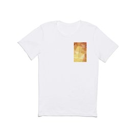 Warm and Golden Bauhaus Shapes Abstract T Shirt