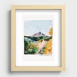 Mount Tam Marin County California Recessed Framed Print