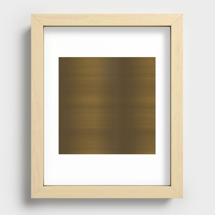 Brown Recessed Framed Print