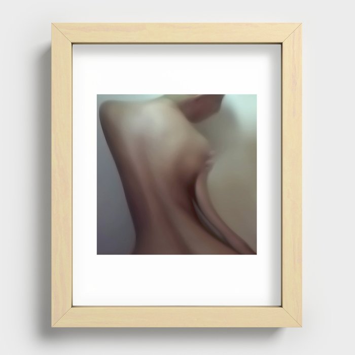{ painted . naked . tainted . luv Recessed Framed Print