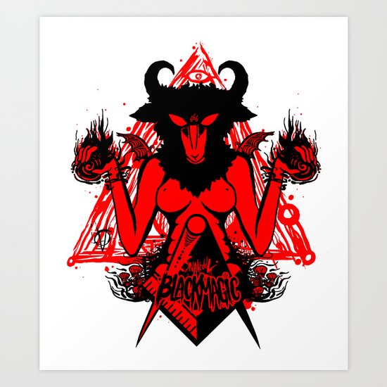 blackmagic.red Art Print