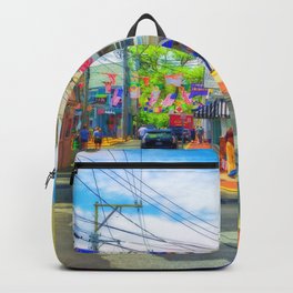 Vibrant Provincetown Cape Cod Backpack