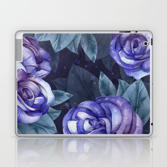 Violet Roses Laptop & iPad Skin