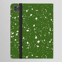 Green Terrazzo Seamless Pattern iPad Folio Case