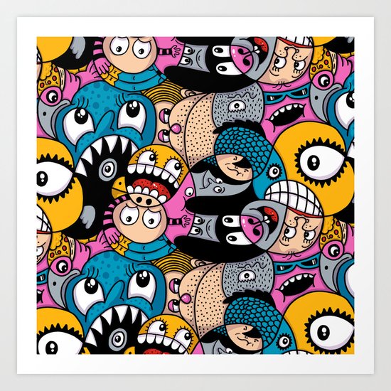 Fishstix Art Print