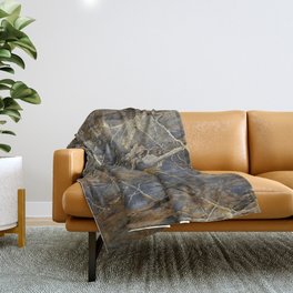 Natural Geological Pattern Rock Texture Throw Blanket