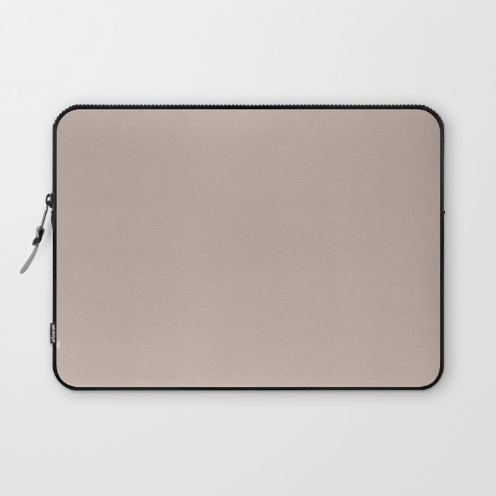 Light Pastel Pink Beige Solid Color - All Colour - Single Shade Pairs w/ Doeskin SW 6044 Laptop Sleeve