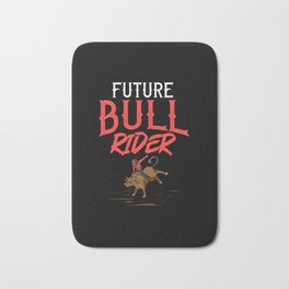 Bull Riding Bucking Bulls Rodeo Mechanical Cowboy Bath Mat