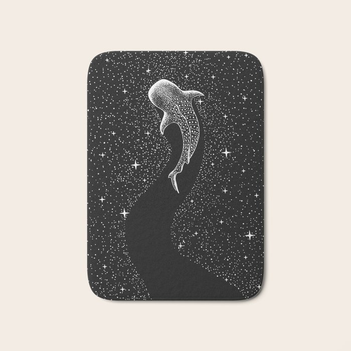 Star Eater (Black Version) Bath Mat by aliriza | Society6