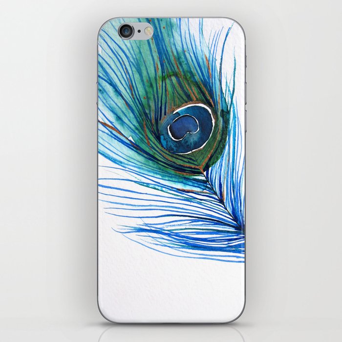 Peacock Feather I iPhone Skin