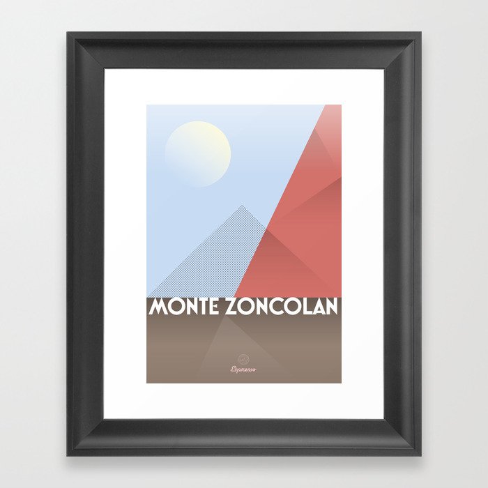 Monte Zoncolan / Cycling Framed Art Print