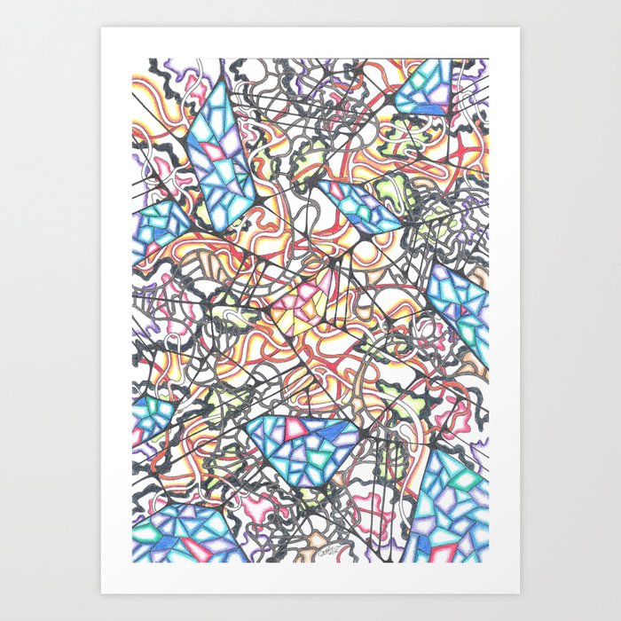 Chaos Theory Art Print By Art By Lee Smith Society6