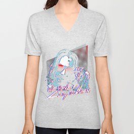 Cyberpunk Keanu V Neck T Shirt
