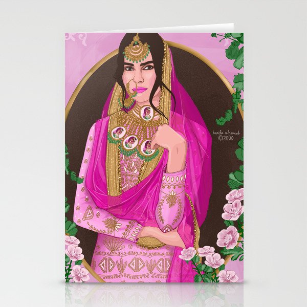Dressed Like a Treasure Chest ( desi ) Stationery Cards