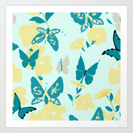 Butterfly Pattern Best Selling Art Print