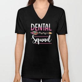 Dental Squad Team V Neck T Shirt