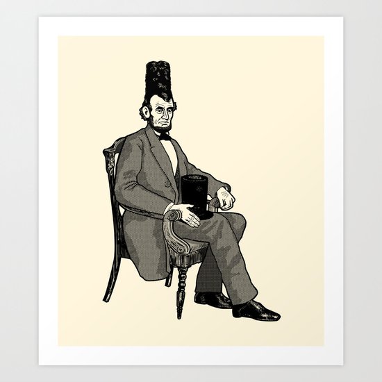 Hat Head Art Print