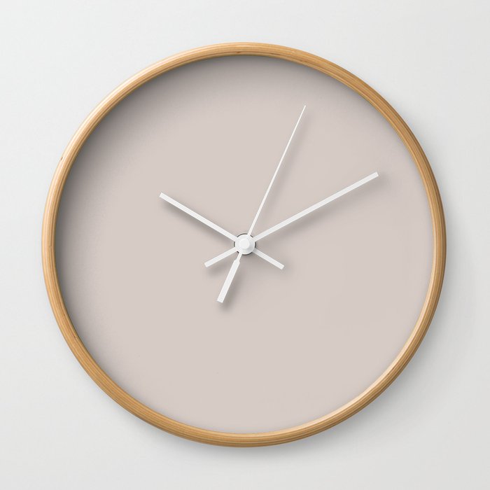 Crystal Grey-Tan Wall Clock